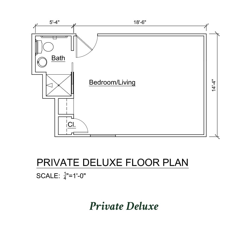 Private Deluxe Floor Plan
